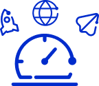 Icono de velocidad simétrica